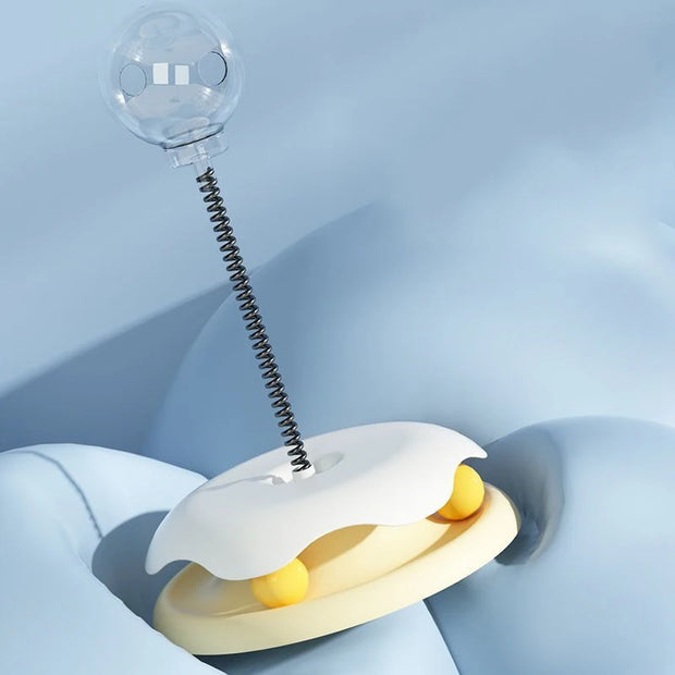 Interactive Cat Food Toy Wheel