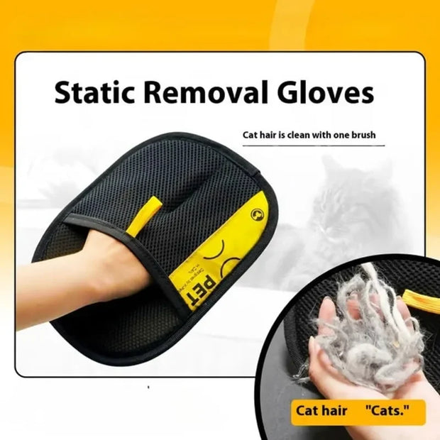 Reusable Pet Hair Removal Gloves