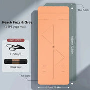 Anti-Tear Yoga Mat with Carrying Strap & Bag