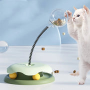 Interactive Cat Food Toy Wheel