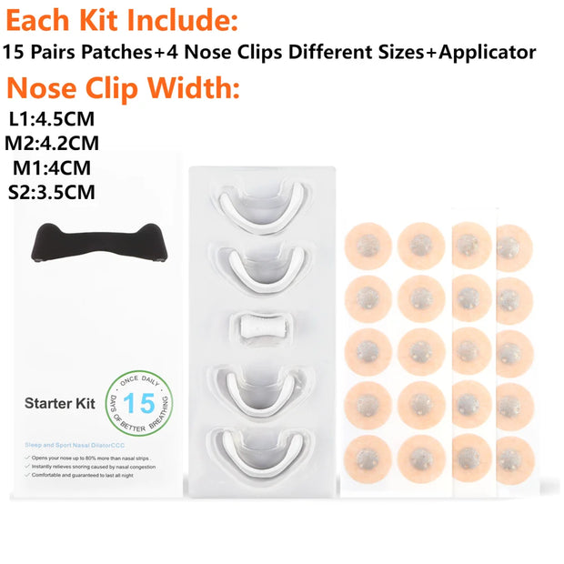 Anti-Snoring Nasal Strips Clips