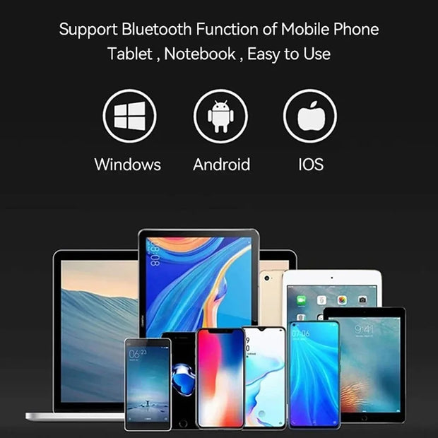 Foldable Wireless Bluetooth Keyboard