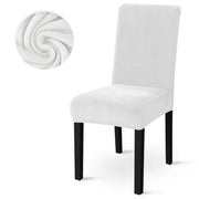 Winter Velvet Dining Chair Cover