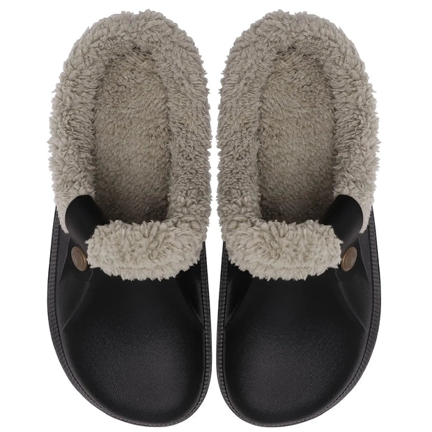 Fuzzy Waterproof Winter House Slippers