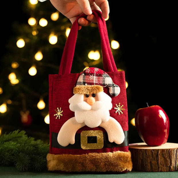 3D Cartoon Christmas Gift Bags