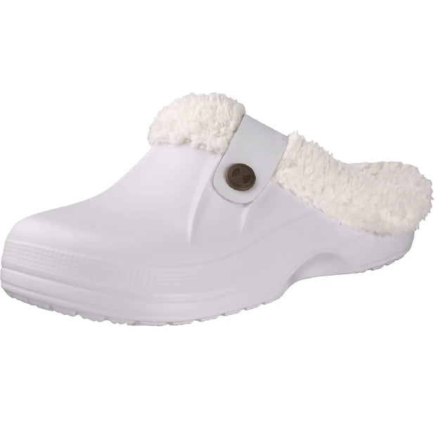 Fuzzy Waterproof Winter House Slippers