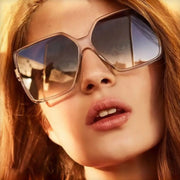 Oversized Retro Square Sunglasses