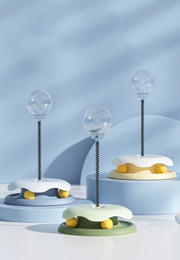 Interactive Cat Food Toy Wheel