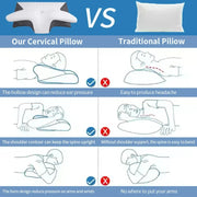 2-in-1 Memory Foam Neck Pillow