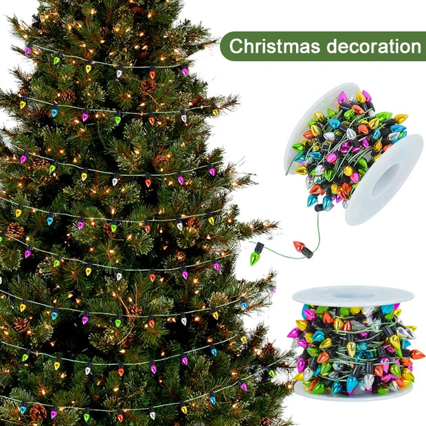 5M Colorful Bulb Garland Decor