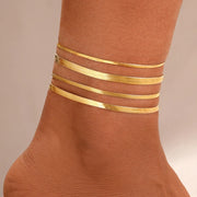 7pcs Bohemian Shell & Starfish Anklet Set