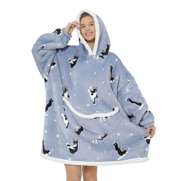 Cartoon Oversized Hoodie Blanket