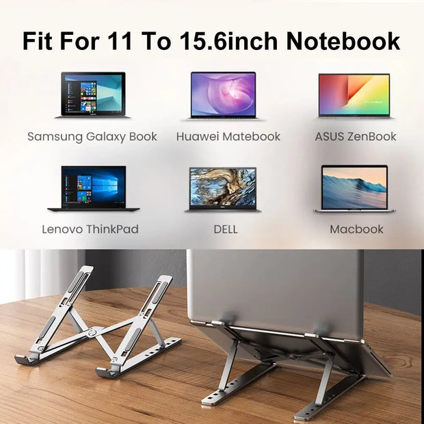 Foldable Aluminum Laptop Stand