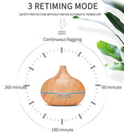 Wood Grain Essential Oil Diffuser