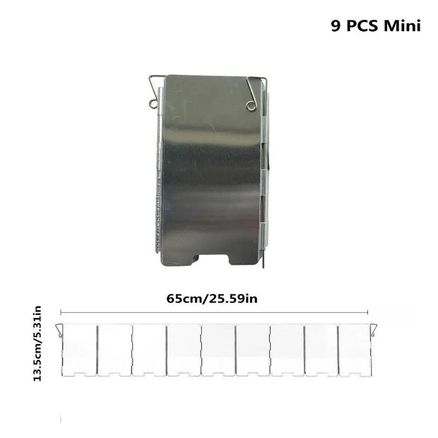 Windproof Screen for Outdoor Camping & Picnic Cooking