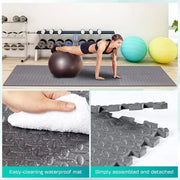 4-20PCS Puzzle Fitness Mat – EVA Foam Interlocking Floor Tiles