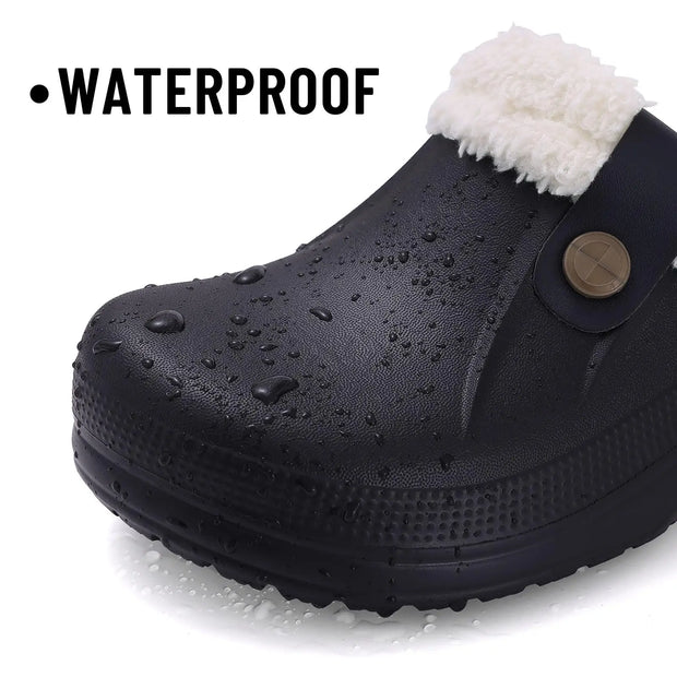 Fuzzy Waterproof Winter House Slippers