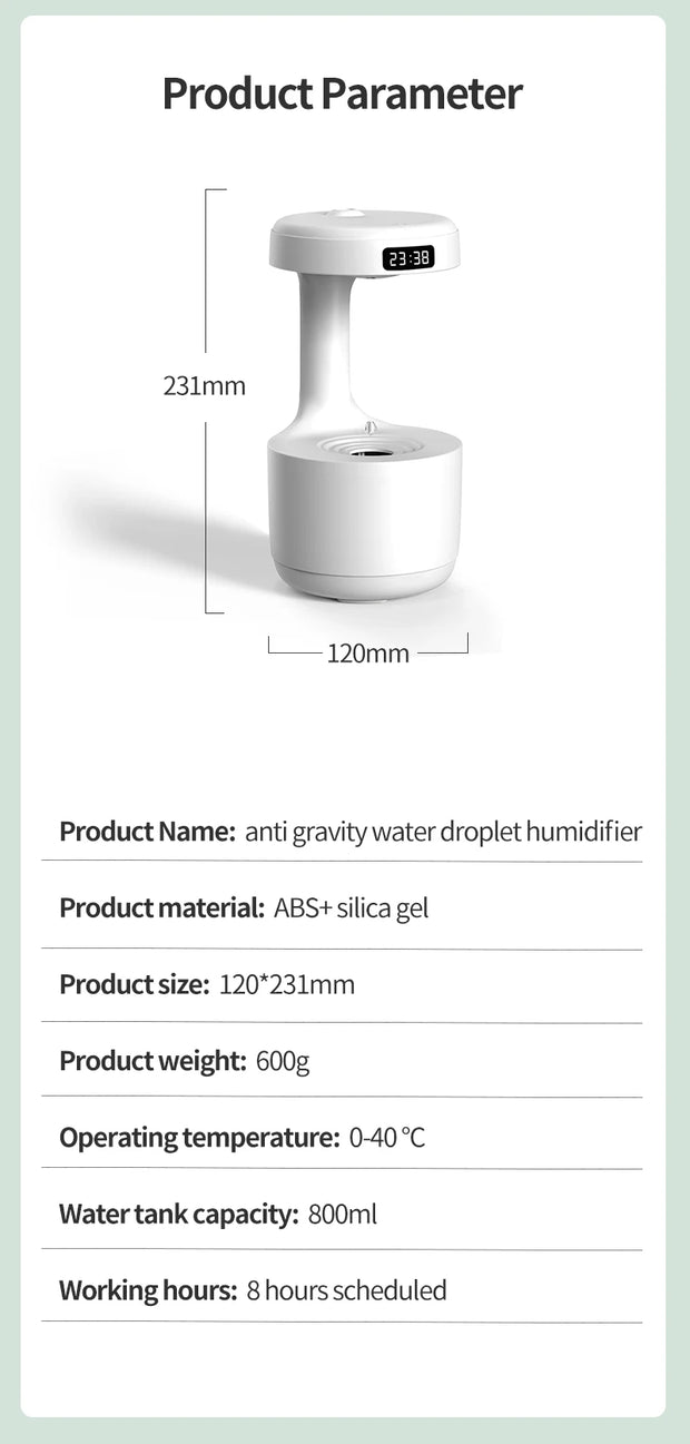 Anti-Gravity Desktop Humidifier