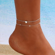 7pcs Bohemian Shell & Starfish Anklet Set