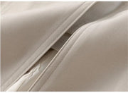 Spring Autumn Solid Trench Coat