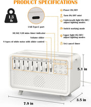 White Noise Aroma Sleep Machine