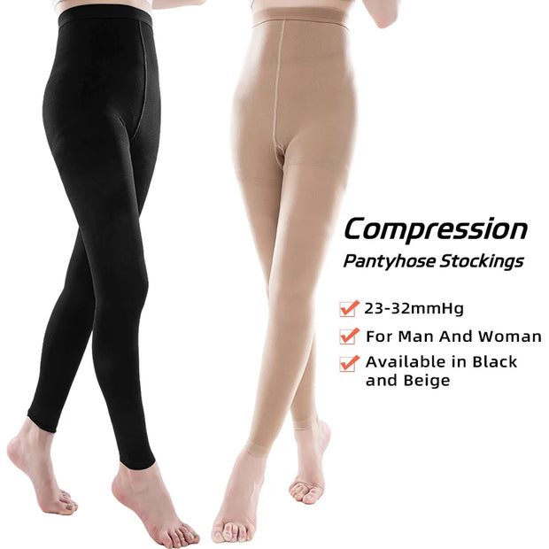Footless Medical Compression Pantyhose