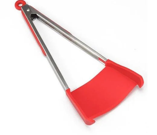 2-in-1 Silicone Kitchen Tongs