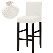 Solid Color Short Back Chair Cover