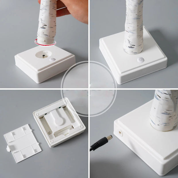 16-Color LED Willow Lamp