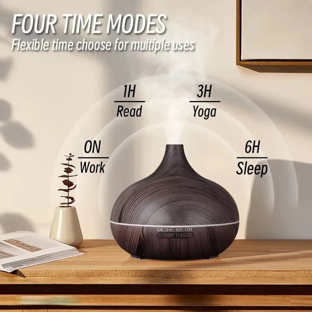 Wood Grain Essential Oil Diffuser