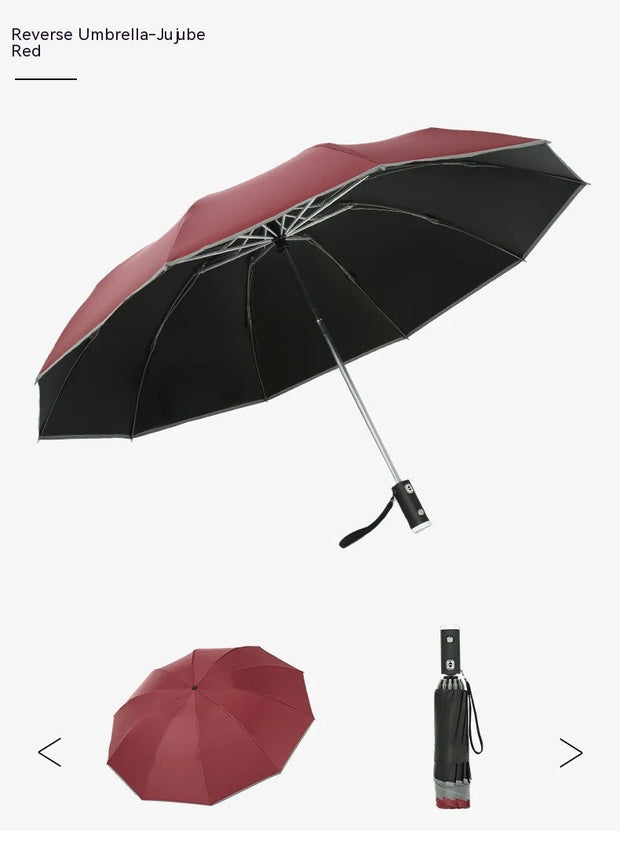 Automatic Reverse Folding Umbrella