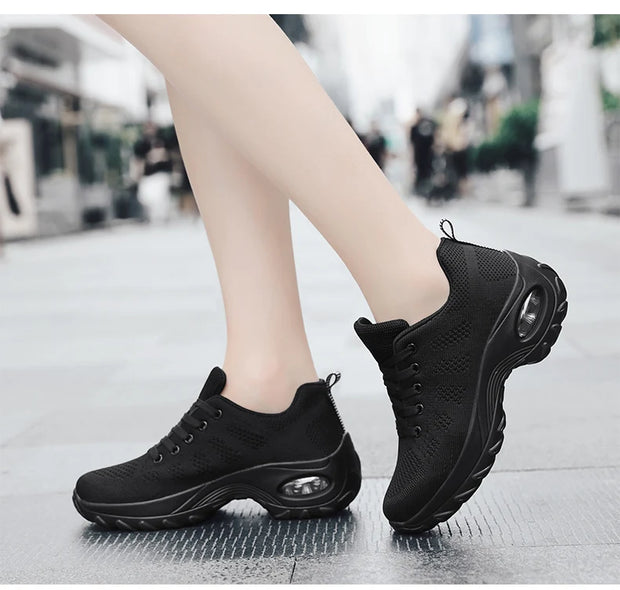 Women’s Breathable Platform Walking Shoes
