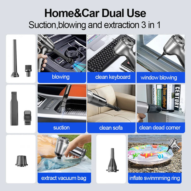 Wireless Car Vacuum – 95000PA
