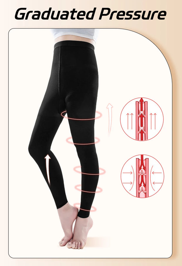 Footless Medical Compression Pantyhose