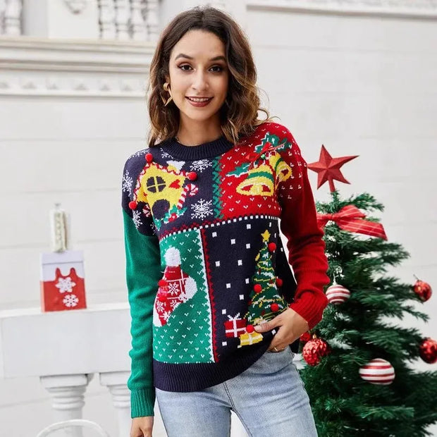Women's Christmas Knitted Sweater