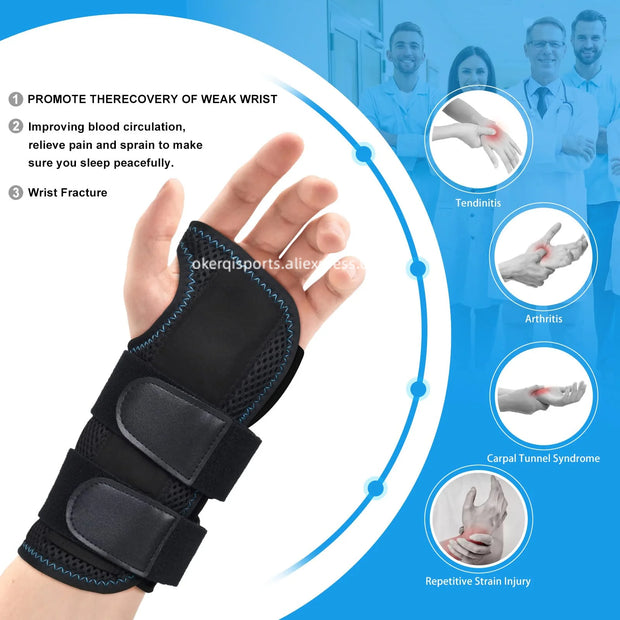 Wrist Brace for Weightlifting & Pain Relief