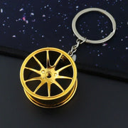 Creative Metal Car Keychain – Turbo, Gearbox & Brake Disc Pendant Gift