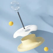 Interactive Cat Food Toy Wheel