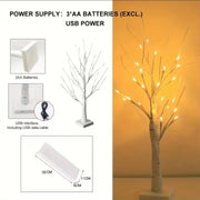 24-LED Birch Tree Decorative Light