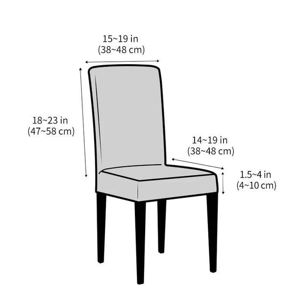 Universal Elastic Dining Chair Cover
