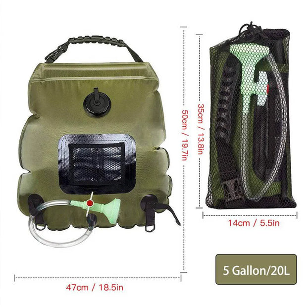 20L Solar Heated Shower Bag
