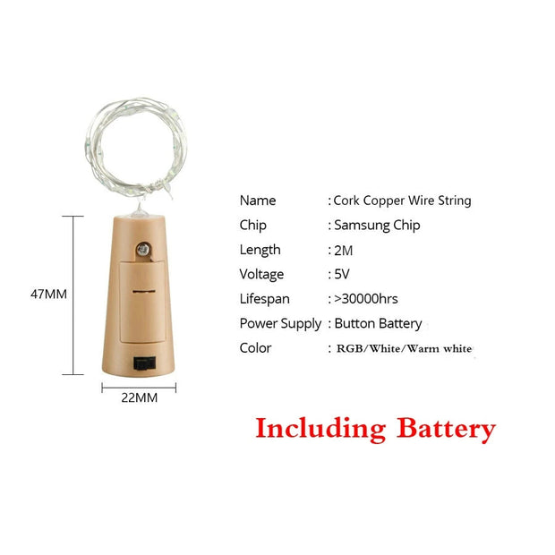 Wine Bottle Fairy Lights