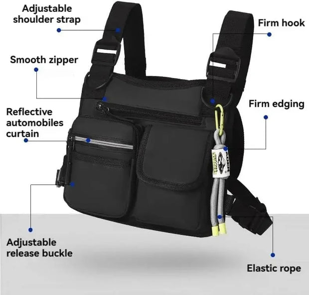 Adjustable Tactical Chest Bag