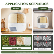 6-Grid Grains Dispenser