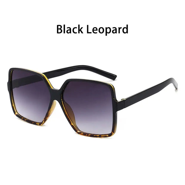 Oversized Retro Square Sunglasses