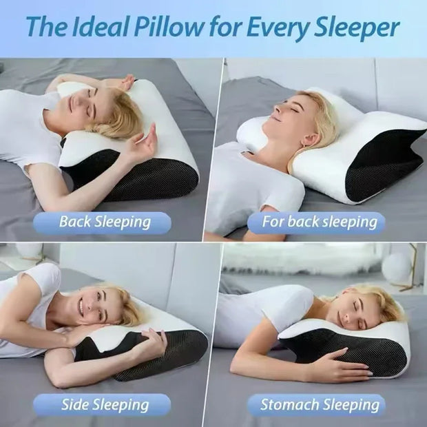 2-in-1 Memory Foam Neck Pillow