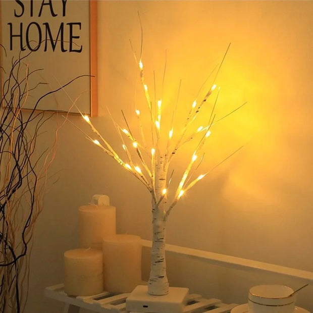 24-LED Birch Tree Decorative Light