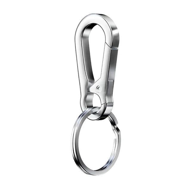 5PCS Metal Gourd Buckle Keychain – Durable Carabiner Hooks for Keys & Gear