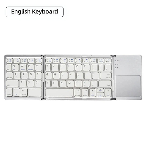 Foldable Wireless Bluetooth Keyboard