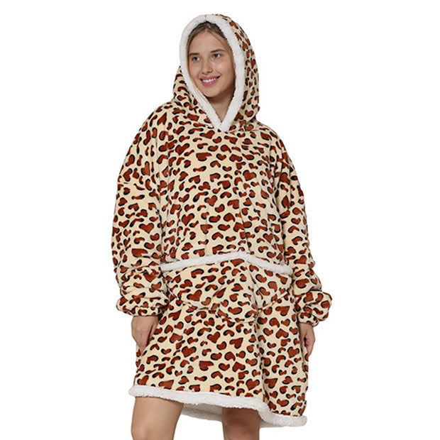 Cartoon Oversized Hoodie Blanket
